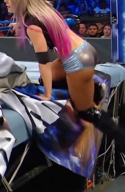 The infamous thong shorts.