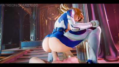 Sue Storm riding (Z1G3D)