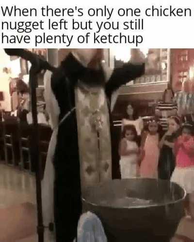Gotta catch that sauce