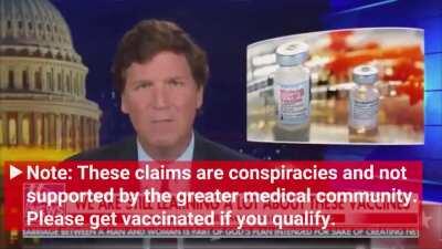 Tucker Carlson is pushing anti-vaxxer talking points