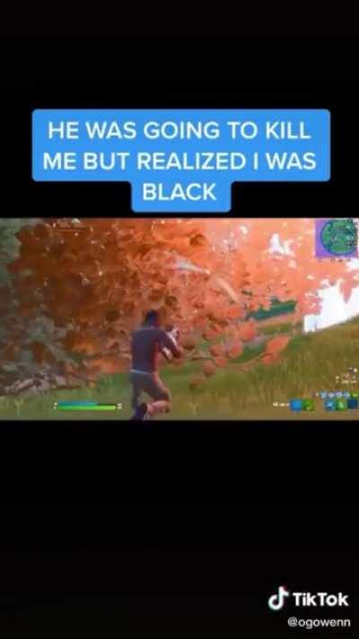 Even in fortnite black lives matter...