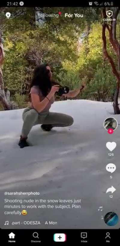 Cold nips in the forest 👀