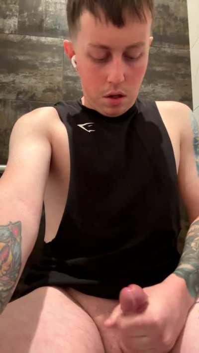 Couldn’t wait until after my workout to bust 