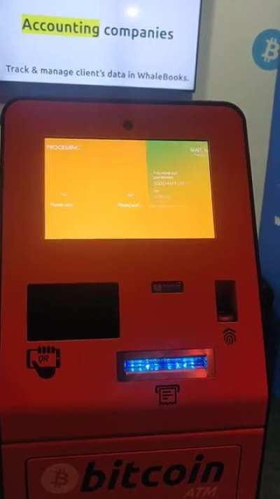Nice experience Stacking Sats using a General Bytes Bitcoin ATM