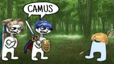 When the Sable Knight is sus...