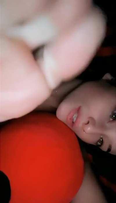 After my foot continued with your dick 🙈