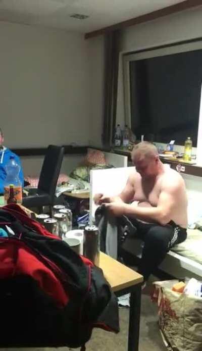 HMB, while I get dressed