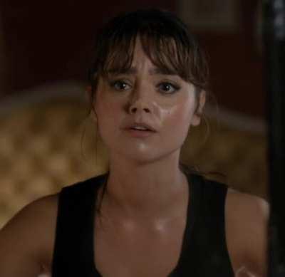 Sweaty Jenna Coleman