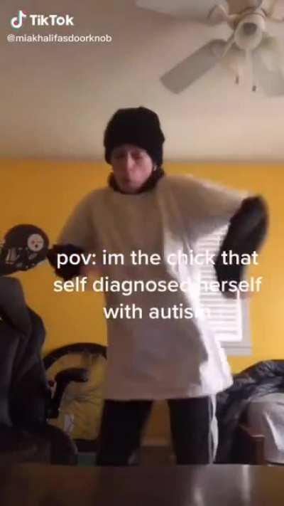 I’m self diagnosed too, wanna see me happy stim?