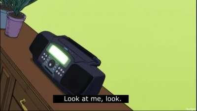 okuyasu is trapped in a radio