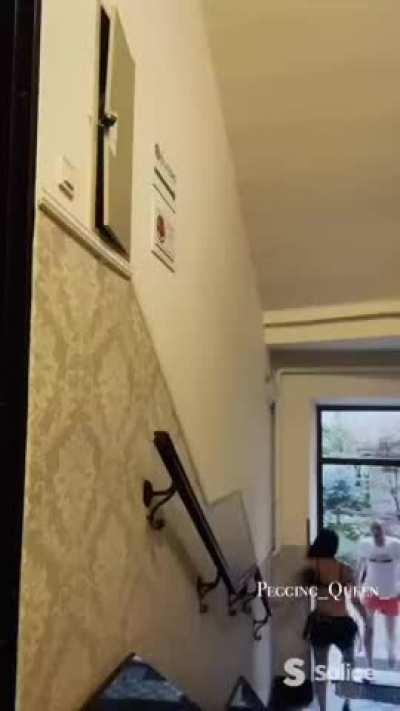 Curious neighbour lesson 🥵💦