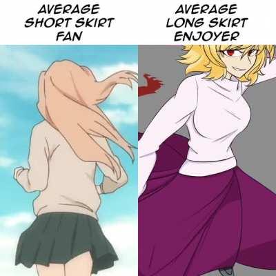 All skirts are valid, but that doesn't mean I can't have a preference