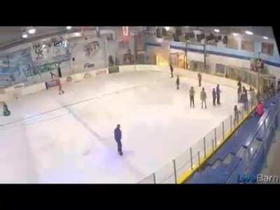 Local rinks zamboni exploded