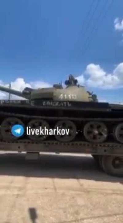 Wasn't a joke afterall. Russians seriously sending t62m1s as replacements & into combat
