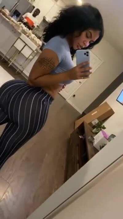 Kitty in Flare pants, azz still phat