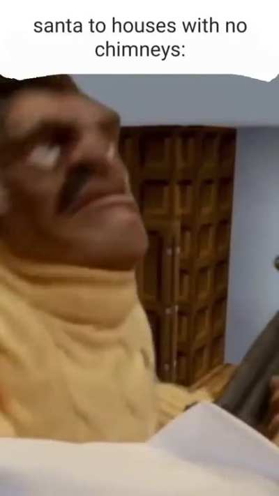 He's in the got dang walls