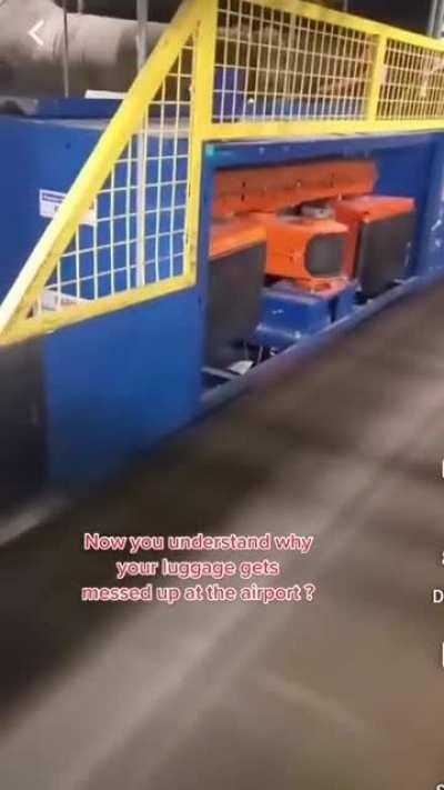 Now you know why your luggage looks messed up