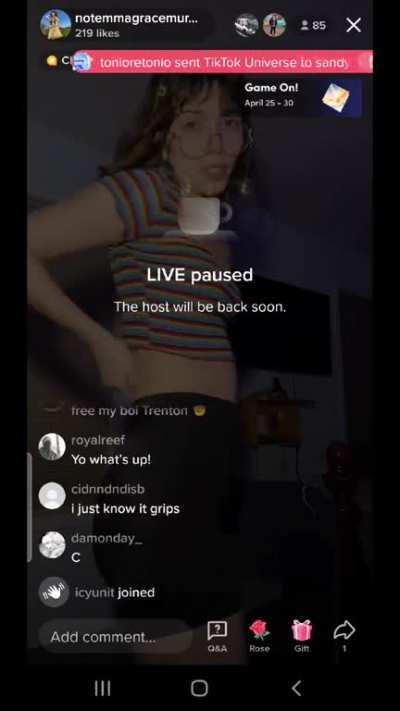 from yesterday's live