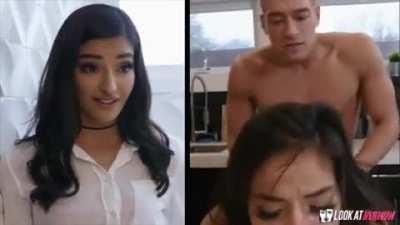 Emily Willis covered in cum and dirty talking