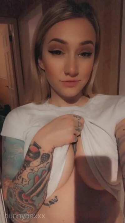 I know Mondays can suck, but my tits should help a little...