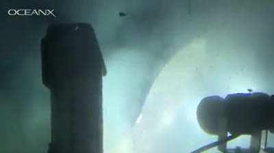 🔥 Massive Deep-Sea Shark Checking Out a Submarine