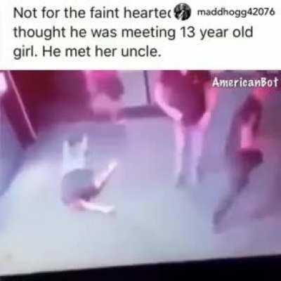 Uncle catches a man trying to meet up with his 13 year old niece. [very NSFW]
