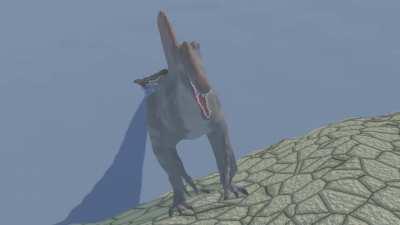 Spinosaurus Fight Animation (the song is how I feel after wasting hours on this)