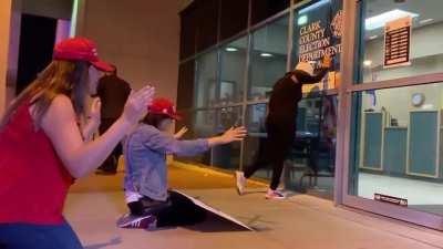 Pray the devil away. They are actually praying Biden wins. It's working.