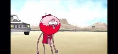 Without a doubt the powerful moment in regular show & I’ll even go as far to say in Cartoon Network history.