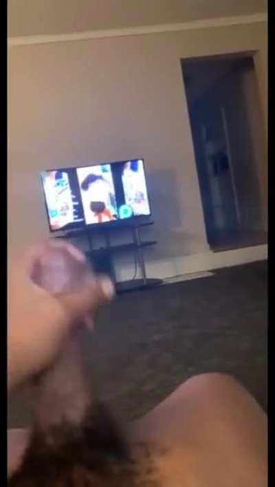 Throwback mizztwerksum cum tribute big load 💦