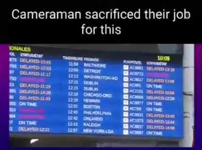 to lie about how well your airport is doing