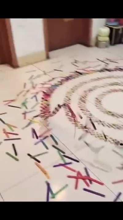 Ice cream sticks domino!