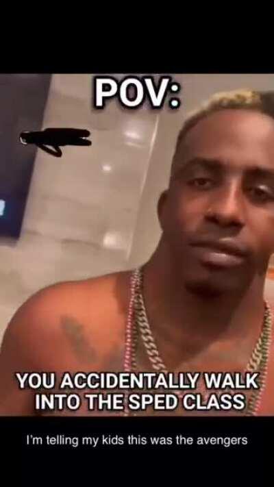 Me when I eat the strange orange and blue candy in the bottom of the sink.