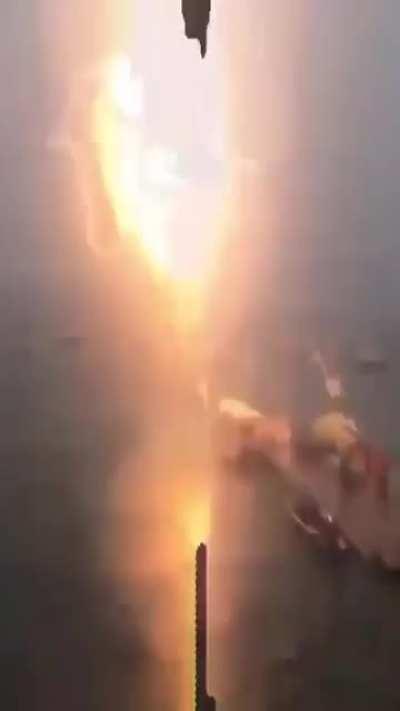 Kudos to the cameraman for staying in that shot..