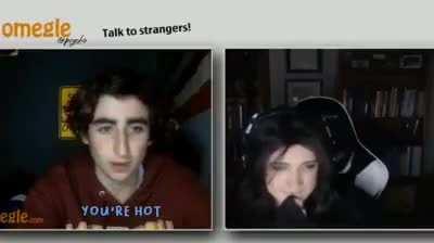 The kid never open omegle the next day