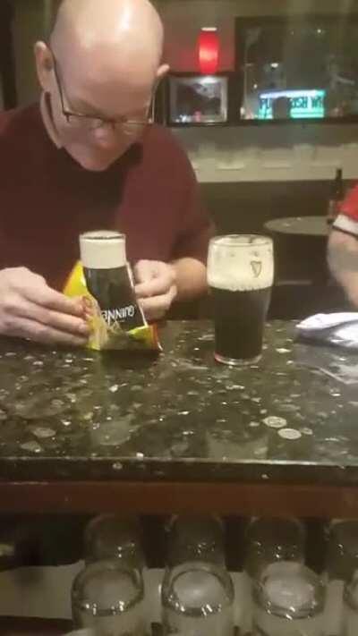 Guinness bar trick - Happy St. Patrick's Day!