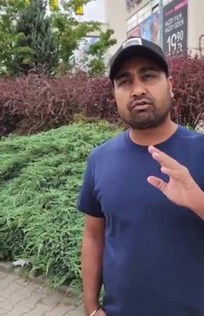 POS goes to Poland as a tourist and tells another tourist to go back to where he came from