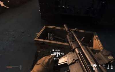 [MWII (2022)] Gun decides to move to another container on its own