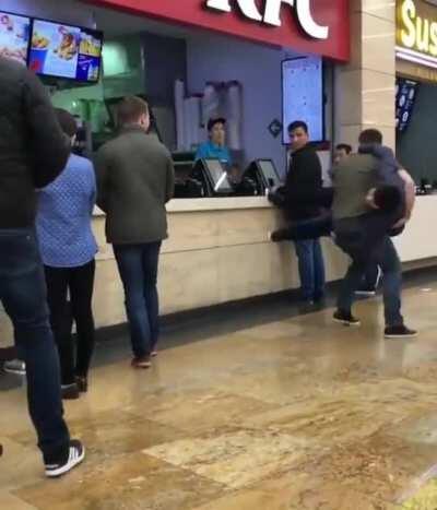 Oh no, there's going to be a fight!