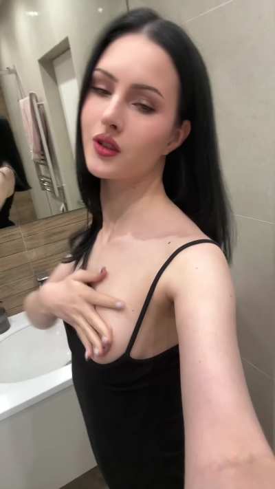 I like to show my pale tits wherever I go