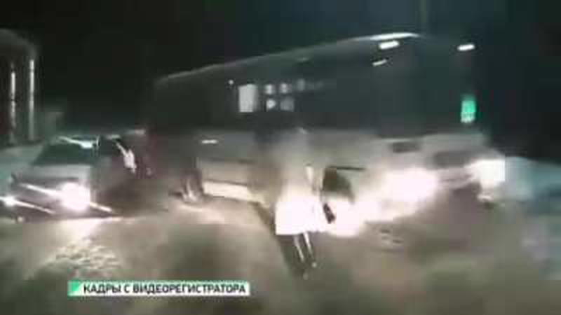 When the bus driver isn't paying attention...