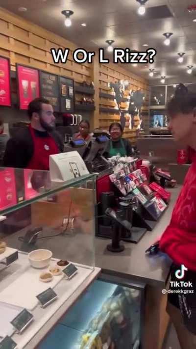 Guys failed attempt at “rizzing”