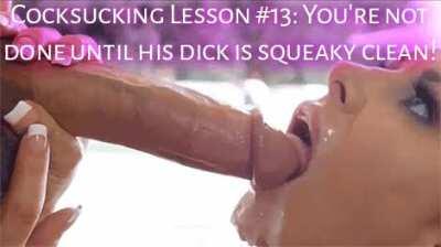 Cocksucking Lesson #13