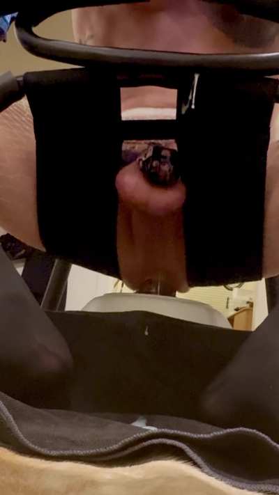 Finally able to cum on a dick!