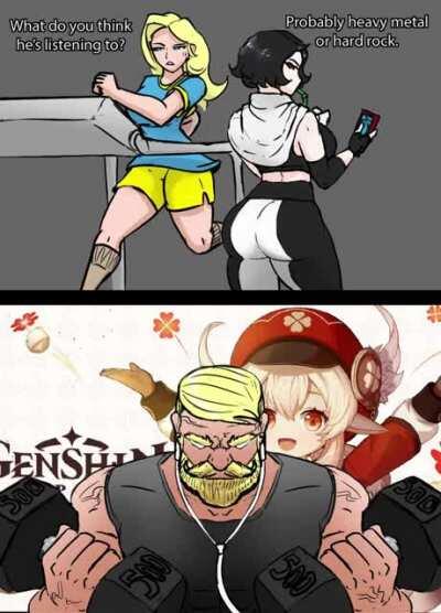 Klee Meme 143 (Fun Fact: I do actually have this on my playlist)