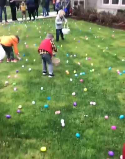 Easter egg collecting... how does it work