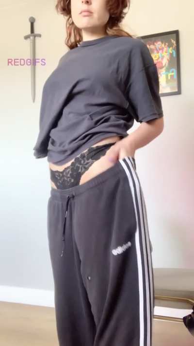 tomboy on the outside, slut underneath