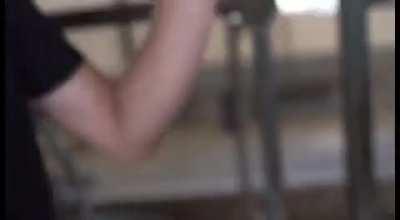 The machine they use to milk cows with