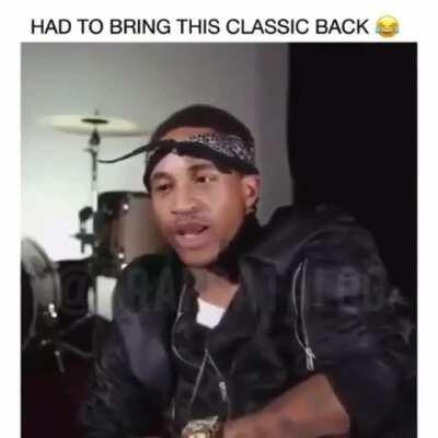 I love how dead serious he was at the end..