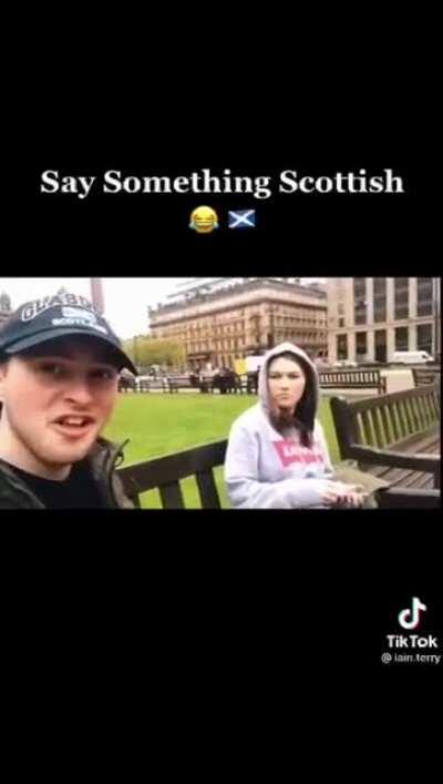 Ah Glasgow, welcoming the Scotch Americans